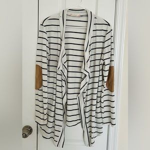 Stripped Patchwork Cardigan